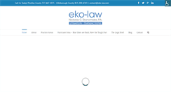 Desktop Screenshot of eko-law.com